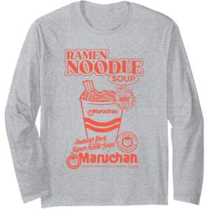 image:imageMaruchan Americas Finest Ramen Noodle Soups Promotional Long Sleeve TShirtHeather Grey