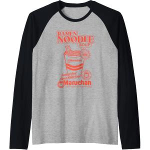 image:imageMaruchan Americas Finest Ramen Noodle Soups Promotional Raglan Baseball TeeBlackAthletic Heather