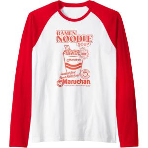 image:imageMaruchan Americas Finest Ramen Noodle Soups Promotional Raglan Baseball TeeRedWhite