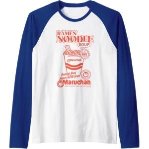 image:imageMaruchan Americas Finest Ramen Noodle Soups Promotional Raglan Baseball TeeRoyal BlueWhite