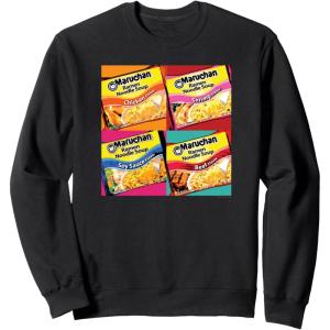 image:imageMaruchan Artsy Flavor Grid Poster SweatshirtBlack