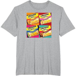 image:imageMaruchan Artsy Flavor Grid Poster TShirtHeather Grey