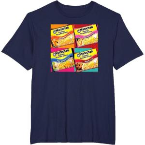 image:imageMaruchan Artsy Flavor Grid Poster TShirtNavy Blue