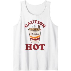 image:imageMaruchan Caution Hot Steaming Noodle Cup Tank TopWhite