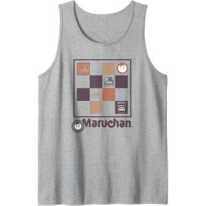 image:imageMaruchan Checkered Noodle Icons Poster Tank TopHeather Grey