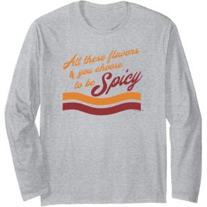 image:imageMaruchan Choose To Be Spicy Humor Long Sleeve TShirtHeather Grey
