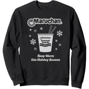 image:imageMaruchan Christmas Instant Lunch Keep Warm Holiday Season SweatshirtBlack