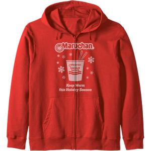 image:imageMaruchan Christmas Instant Lunch Keep Warm Holiday Season Zip HoodieRed