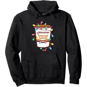 image:imageMaruchan Christmas Lights Holiday Season Reman Cup Logo Pullover HoodieBlack