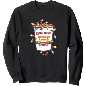 image:imageMaruchan Christmas Lights Holiday Season Reman Cup Logo SweatshirtBlack