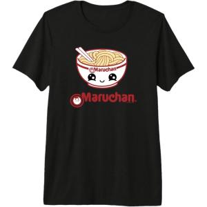image:imageMaruchan Cute Noodle Bowl Face Logo Premium Triblend TShirtBlack