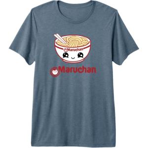 image:imageMaruchan Cute Noodle Bowl Face Logo Premium Triblend TShirtSlate Grey