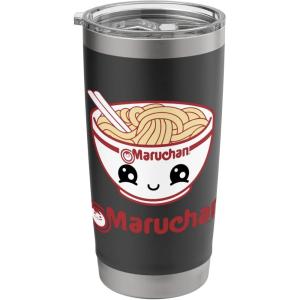 image:imageMaruchan Cute Noodle Bowl Face Logo Stainless Steel Insulated TumblerBlack