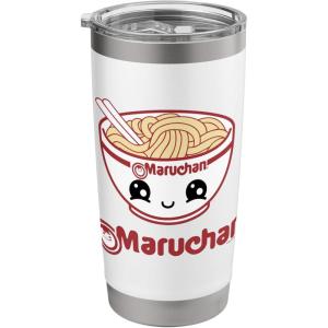 image:imageMaruchan Cute Noodle Bowl Face Logo Stainless Steel Insulated TumblerWhite