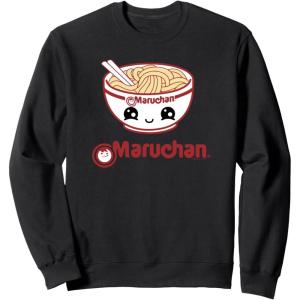 image:imageMaruchan Cute Noodle Bowl Face Logo SweatshirtBlack