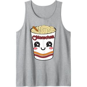 image:imageMaruchan Cute Ramen Noodle Cup Face Tank TopHeather Grey