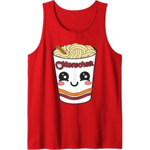 image:imageMaruchan Cute Ramen Noodle Cup Face Tank TopRed