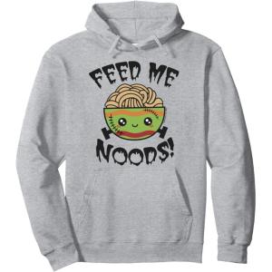 image:imageMaruchan Feed Me Noods Halloween Frankenstein Bowl Pullover HoodieHeather Grey