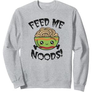 image:imageMaruchan Feed Me Noods Halloween Frankenstein Bowl SweatshirtHeather Grey