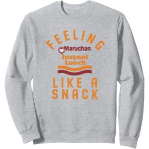 image:imageMaruchan Feeling Like A Ramen Snack Instant Lunch Logo SweatshirtHeather Grey