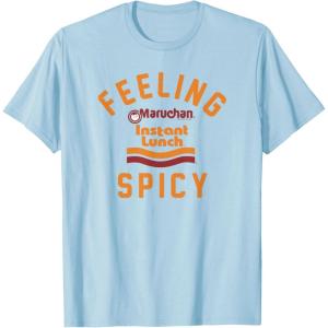 image:imageMaruchan Feeling Spicy Instant Lunch Logo TShirtBaby Blue