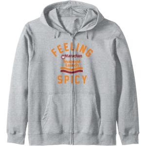 image:imageMaruchan Feeling Spicy Instant Lunch Logo Zip HoodieHeather Grey