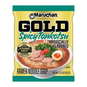 image:imageMaruchan Gold Ramen Noodle Soup Spicy Miso Flavor  Restaurant Quality JapaneseStyle Instant Noodles Quick amp Easy Meal  421 Oz 5 PackSpicy Tonkotsu