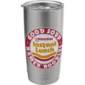 image:imageMaruchan Good Soup Ramen Noodles Logo Stainless Steel Insulated TumblerBrushed Steel