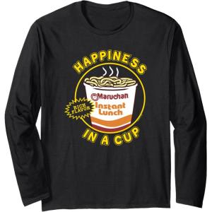 image:imageMaruchan Happiness In A Cup Instant Lunch Poster Long Sleeve TShirtBlack