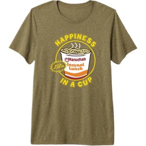 image:imageMaruchan Happiness In A Cup Instant Lunch Poster Premium Triblend TShirtOlive Green