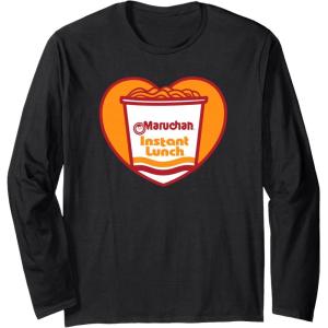 image:imageMaruchan Heart Instant Lunch Ramen Soup Cup Long Sleeve TShirtBlack