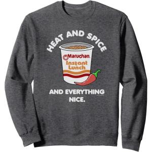 image:imageMaruchan Heat And Spice And Everything Nice Logo SweatshirtDark Heather Grey