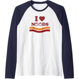 image:imageMaruchan I Heart Noods Humor Logo Raglan Baseball TeeNavy BlueWhite
