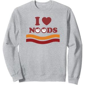 image:imageMaruchan I Heart Noods Humor Logo SweatshirtHeather Grey