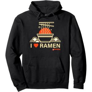 image:imageMaruchan I Heart Ramen Noodle Bowl Poster Pullover HoodieBlack