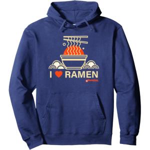 image:imageMaruchan I Heart Ramen Noodle Bowl Poster Pullover HoodieNavy Blue