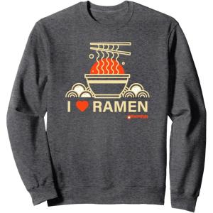 image:imageMaruchan I Heart Ramen Noodle Bowl Poster SweatshirtDark Heather Grey