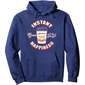 image:imageMaruchan Instant Happiness Steaming Ramen Soup Pullover HoodieNavy Blue