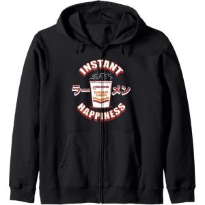 image:imageMaruchan Instant Happiness Steaming Ramen Soup Zip HoodieBlack