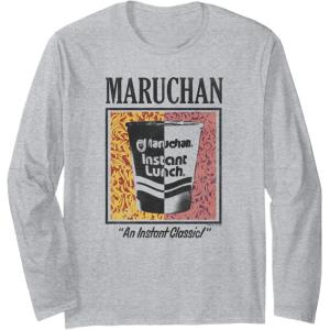 image:imageMaruchan Instant Lunch An Instant Classic Art Pop Logo Long Sleeve TShirtHeather Grey