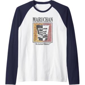 image:imageMaruchan Instant Lunch An Instant Classic Art Pop Logo Raglan Baseball TeeNavy BlueWhite