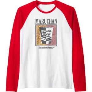 image:imageMaruchan Instant Lunch An Instant Classic Art Pop Logo Raglan Baseball TeeRedWhite