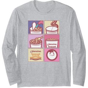 image:imageMaruchan Instant Lunch Boxed Up Cooking Instructions Panel Long Sleeve TShirtHeather Grey