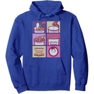 image:imageMaruchan Instant Lunch Boxed Up Cooking Instructions Panel Pullover HoodieRoyal Blue