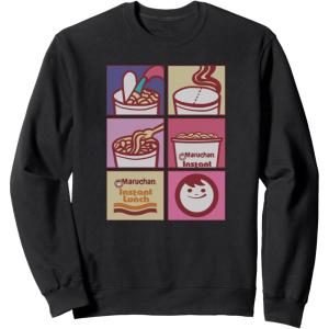image:imageMaruchan Instant Lunch Boxed Up Cooking Instructions Panel SweatshirtBlack