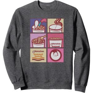 image:imageMaruchan Instant Lunch Boxed Up Cooking Instructions Panel SweatshirtDark Heather Grey