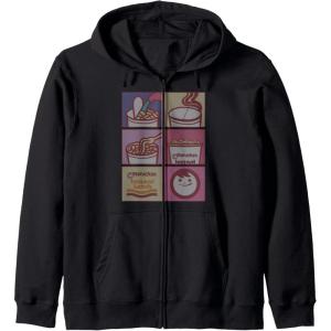 image:imageMaruchan Instant Lunch Boxed Up Cooking Instructions Panel Zip HoodieBlack