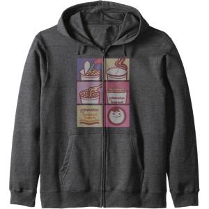 image:imageMaruchan Instant Lunch Boxed Up Cooking Instructions Panel Zip HoodieDark Heather Grey