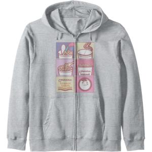 image:imageMaruchan Instant Lunch Boxed Up Cooking Instructions Panel Zip HoodieHeather Grey