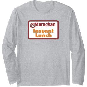 image:imageMaruchan Instant Lunch Card Official Logo Long Sleeve TShirtHeather Grey